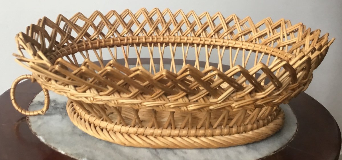 Folk Art The Two Woven Baskets -photo-6