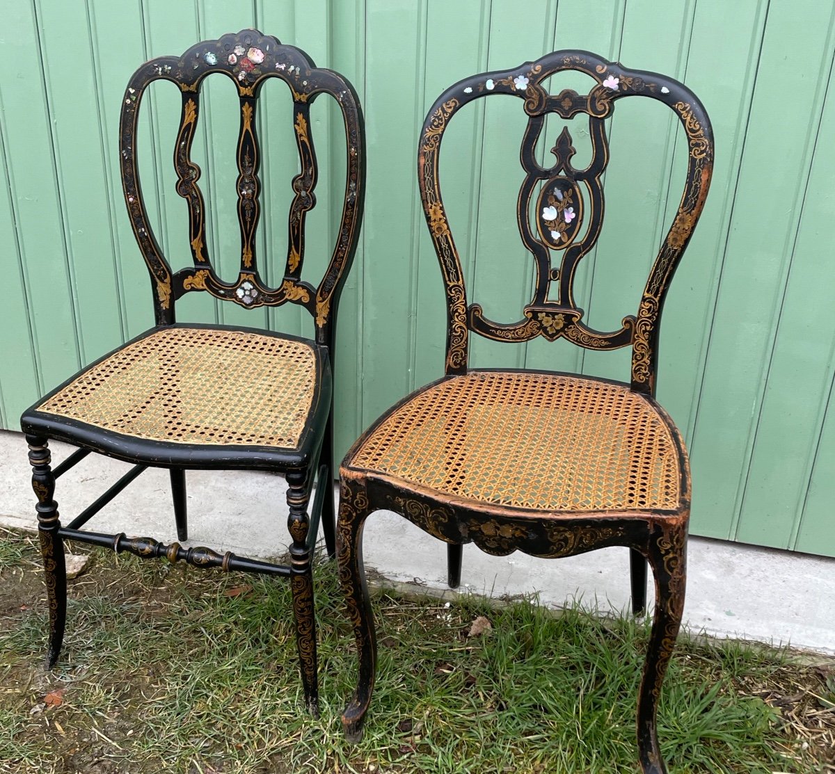 The Two Fine Chairs From The Napoleon III Period -photo-2