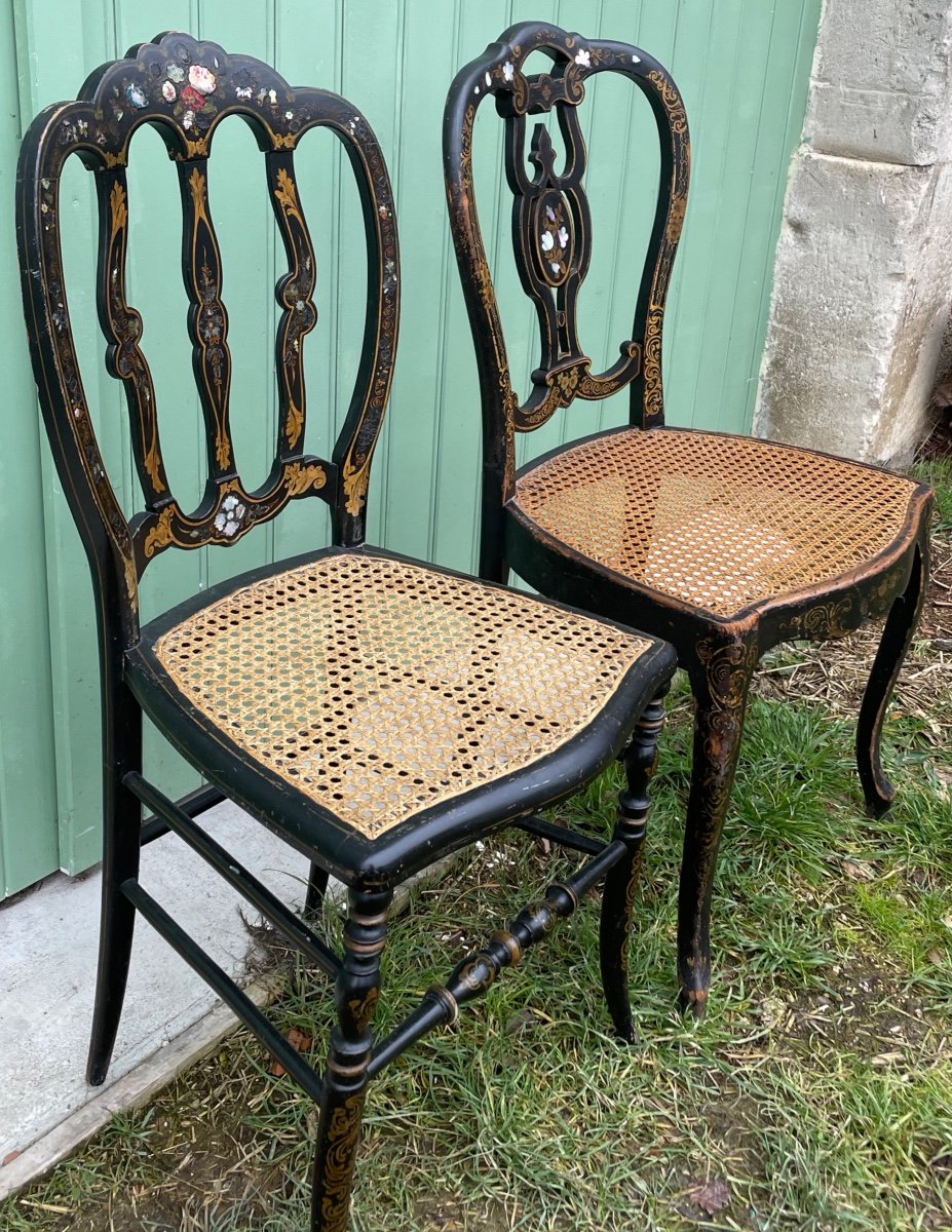 The Two Fine Chairs From The Napoleon III Period -photo-5