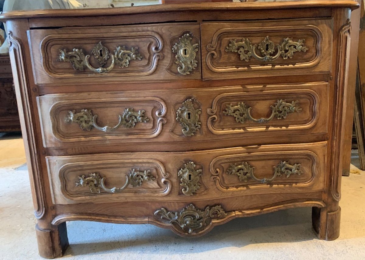 Louis XV Chest Of Drawers With 4 Drawers-photo-2