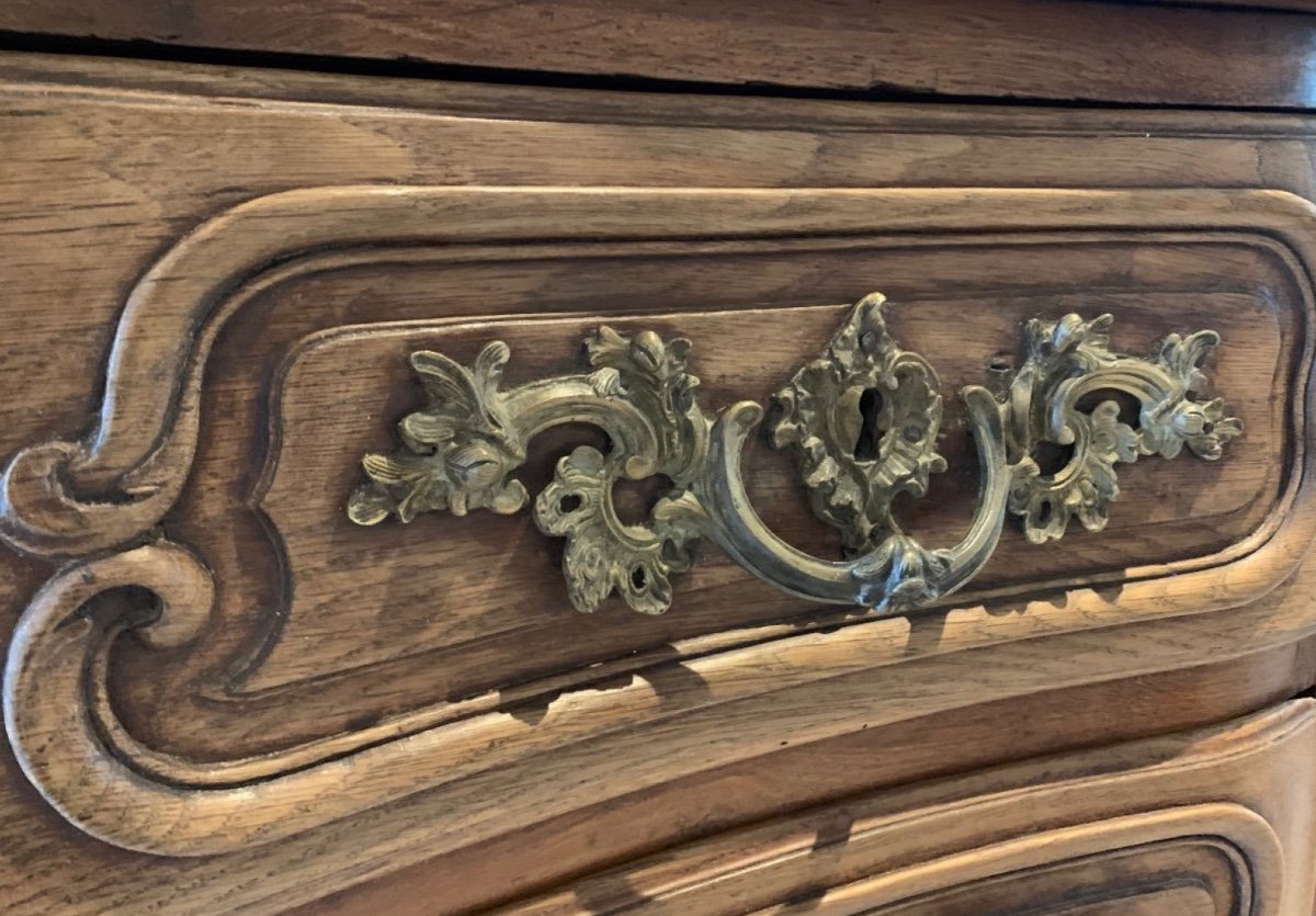 Louis XV Chest Of Drawers With 4 Drawers-photo-4