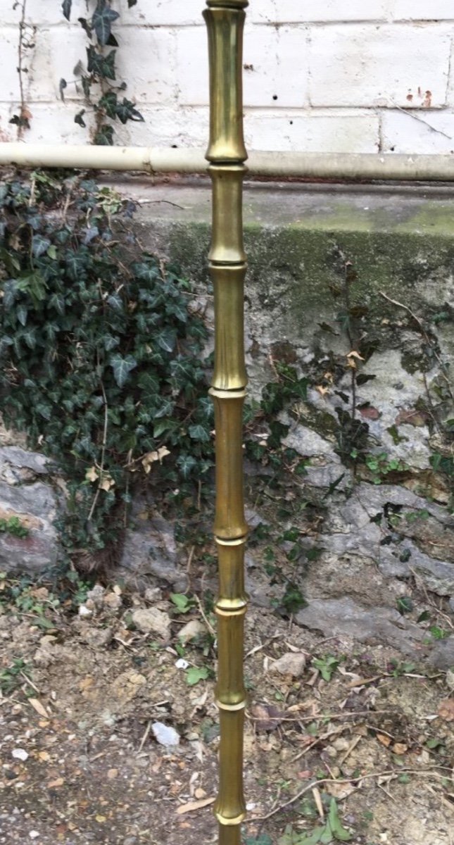 Lampadaire De La Maison Bagues En Bronze Doré -photo-3