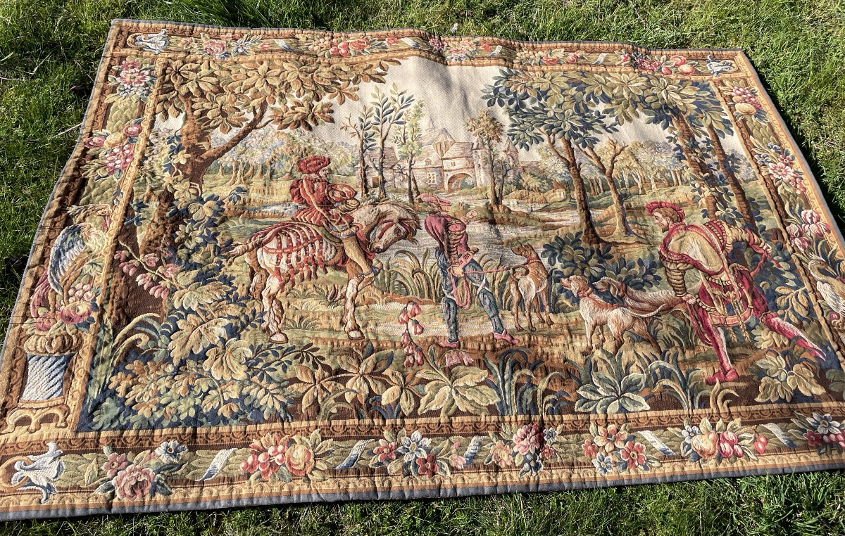 Halluin Tapestry Return From The Hunt-photo-3