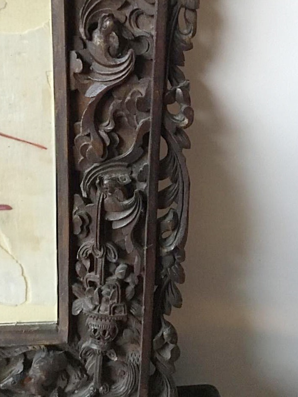 Richly Carved Frame Of Birds, Animals And Flowers, China-photo-4