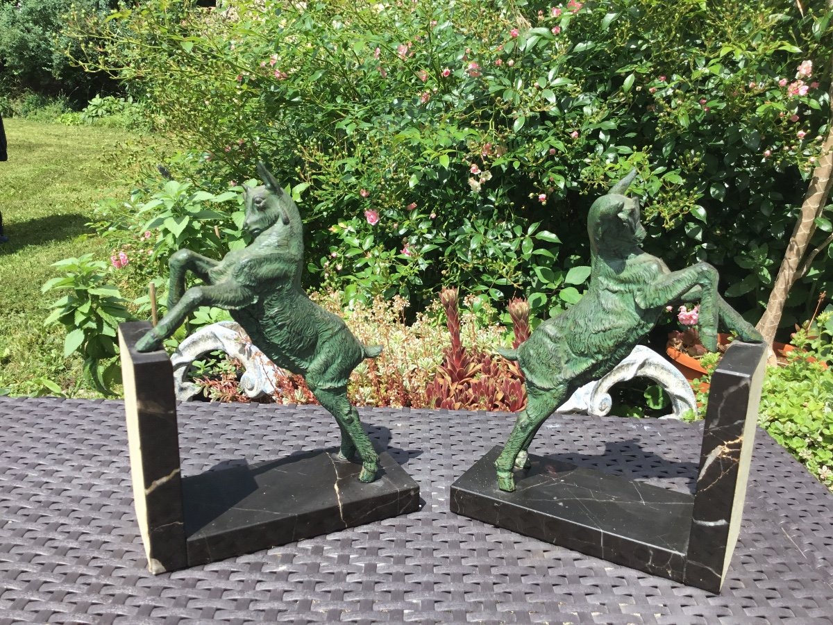 Pair Of Art Deco Bookends-photo-7