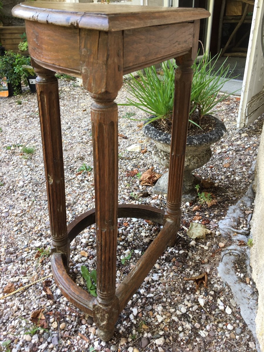 Tabouret De Chantre Aux 4 Colonnes Cannelées  France XVIIIéme-photo-2