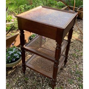 End Of Sofa, Side Table With Marble Top 