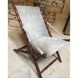 Bamboo Imitation Wooden Relaxing Armchair