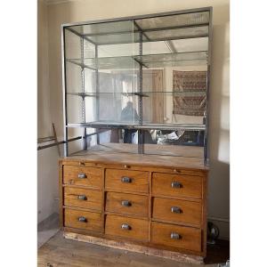 Two-part Trade Furniture Display Cabinet And Storage 
