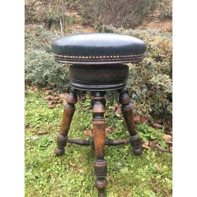 Tabouret De Piano D’époque Napoléon III