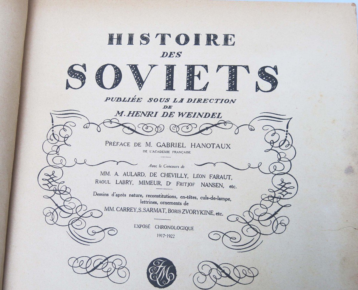 Histoire des Soviets, 1922. Henri de Weindel. Huit fascicules-photo-3