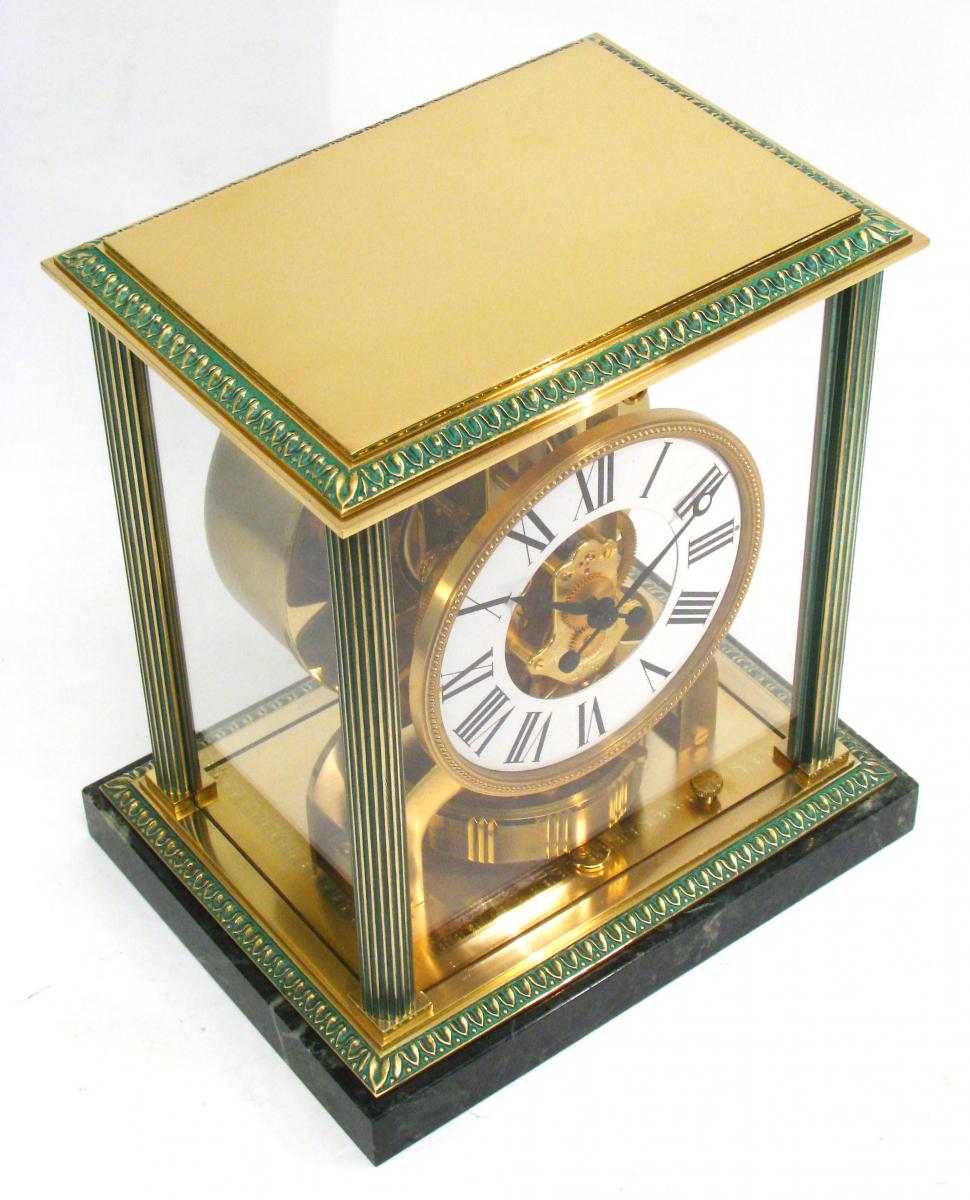 Pendule Atmos Jaeger-LeCoultre Vendôme, socle marbre -photo-3