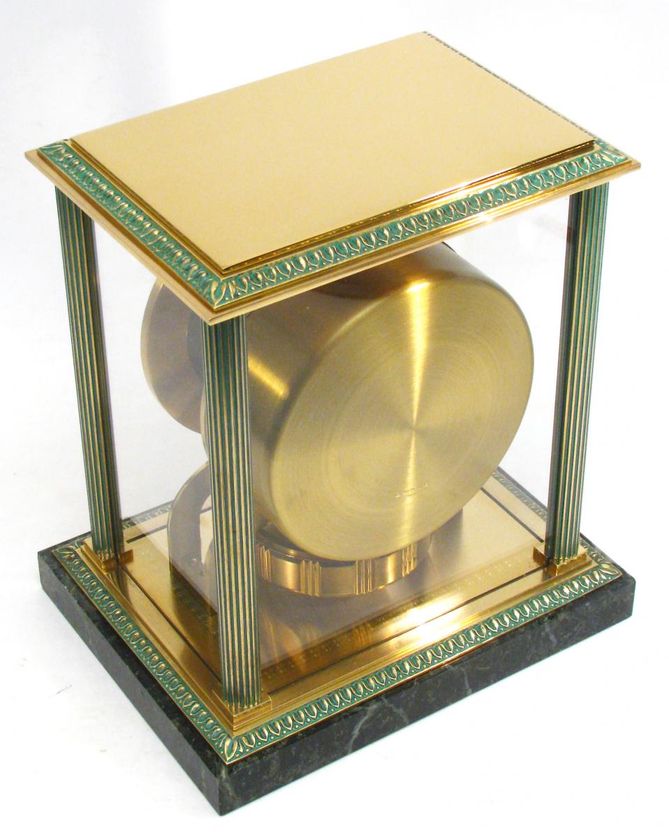  Atmos Jaeger-lecoultre Vendôme Clock, Marble Base-photo-1