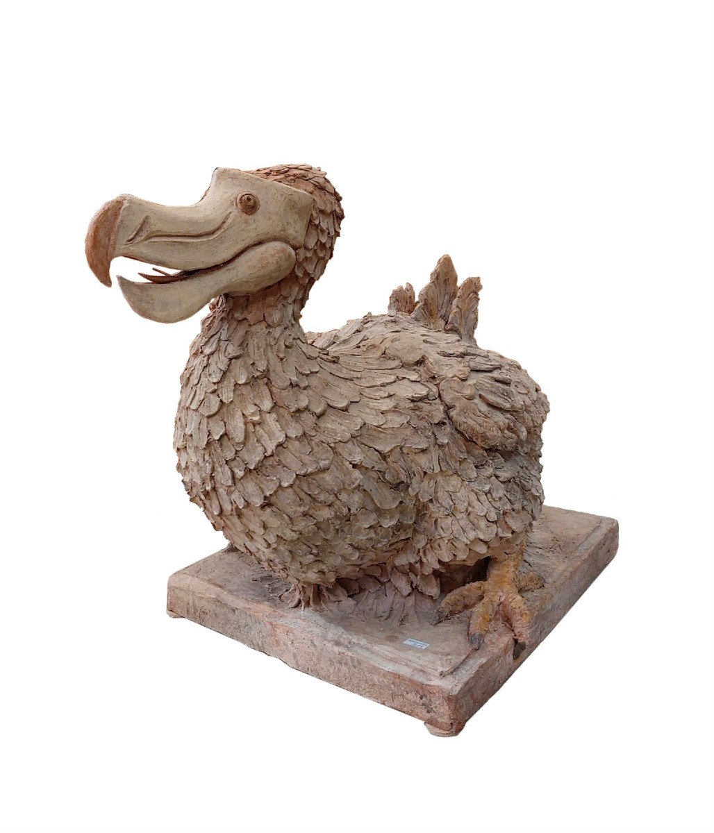 Sculpture En Terre Cuite "dronte - Dodo" - Italie 1950