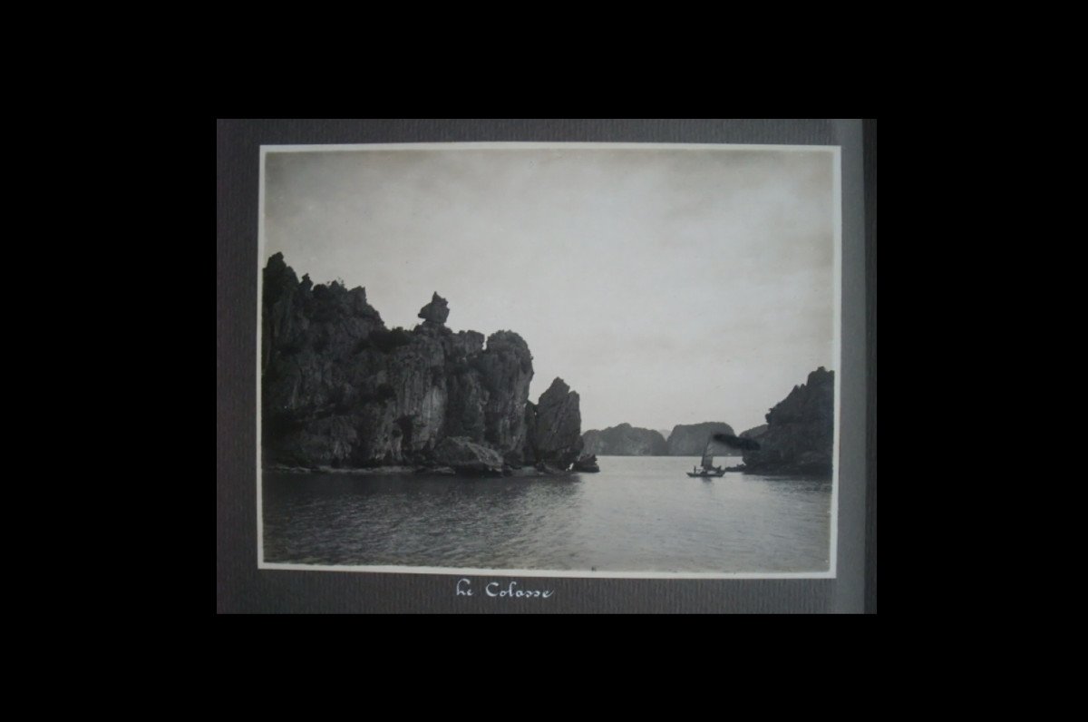 The Colossus - Mai Thu - Oil On Canvas Signed - Vietnam - Indochina - Halong-photo-1