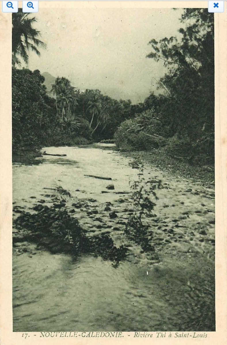 Paul Mascart (1874-1958) "Rivière Thi - Nouvelle Calédonie" Aquarelle et Gouache , Signée -photo-2