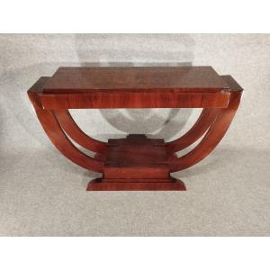 Art Deco Console Circa 1930 In Walnut