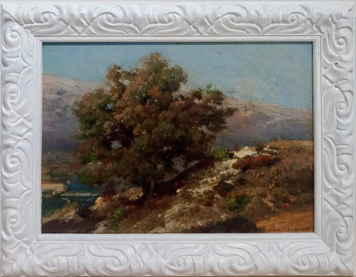 Jules Laurens (1825-1901) Southern Landscape - 19th Century-photo-2