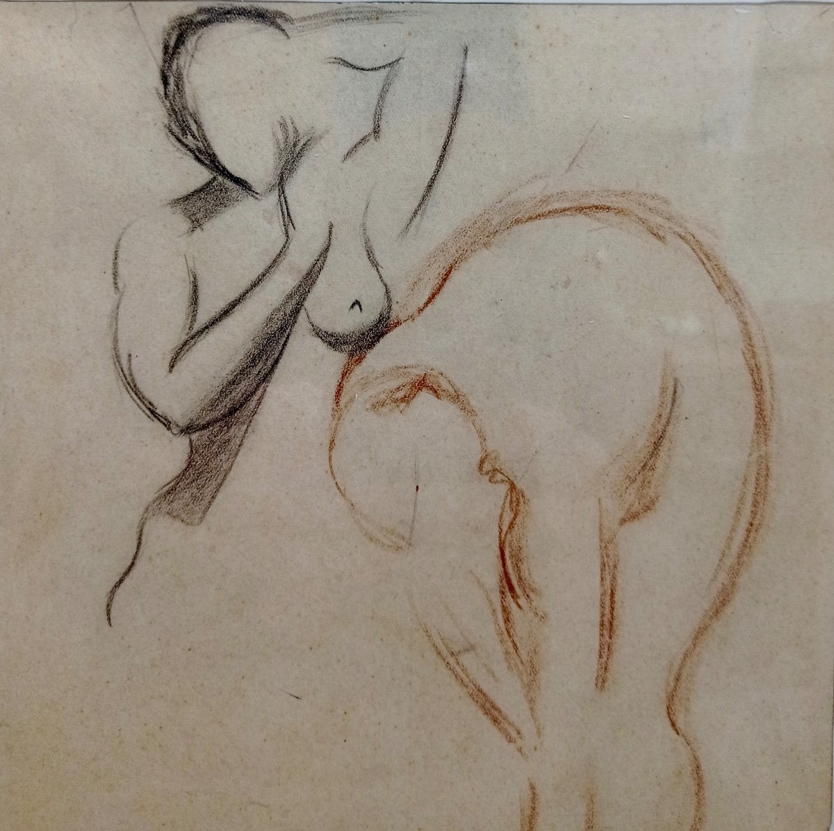 Emile Othon Friesz (1879-1949), Drawing On Paper.-photo-3