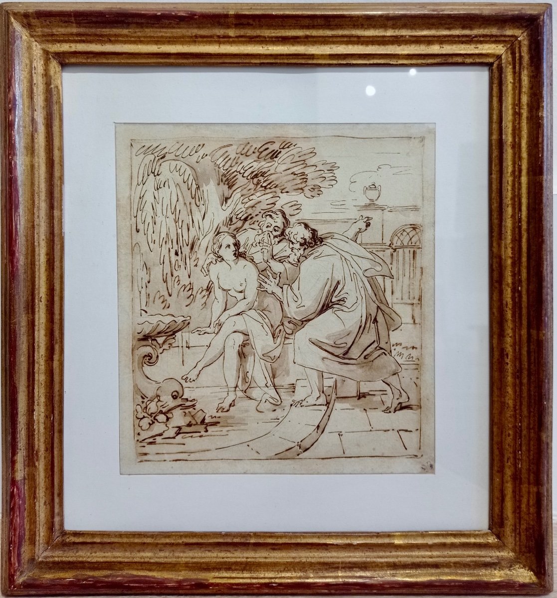 Dessin Ancien, école française 18ème Siècle