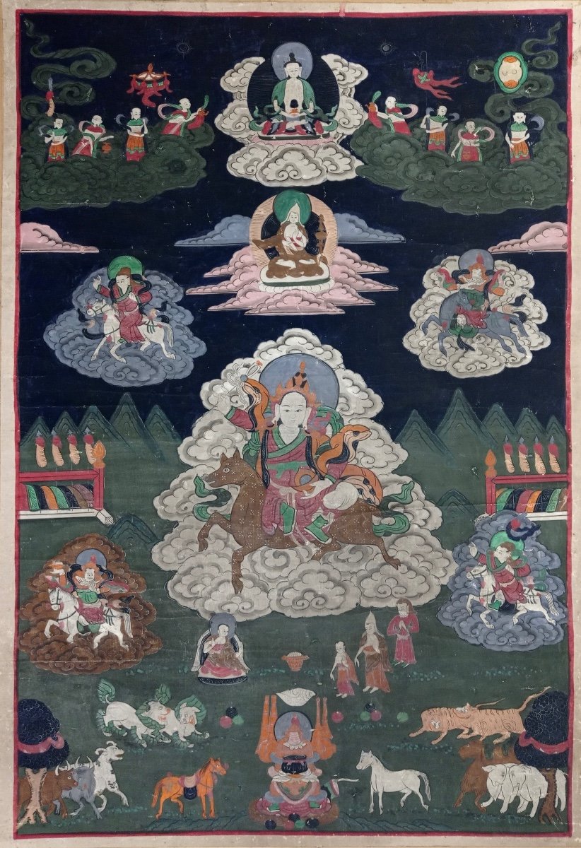 Tibetan Tangka Late 19th Century