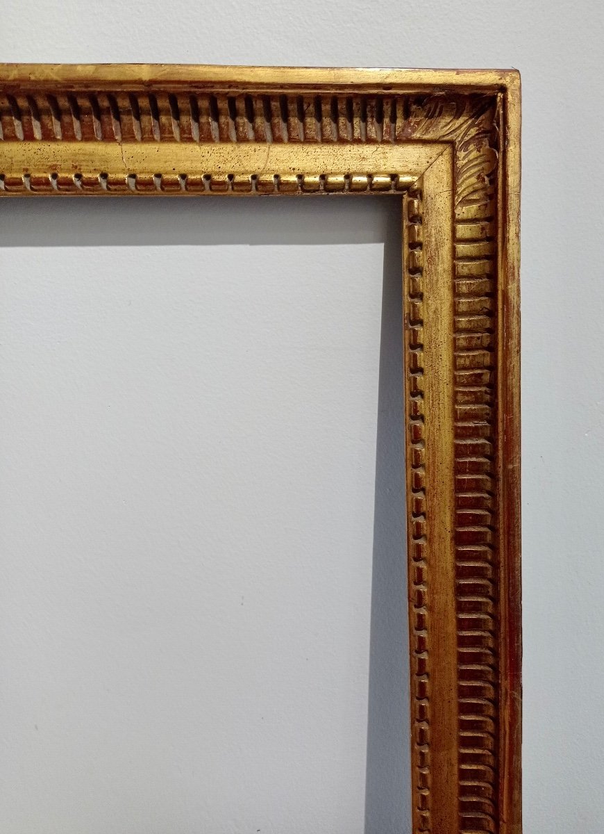 Carved Wooden Channel Frame, Circa 1800-photo-2