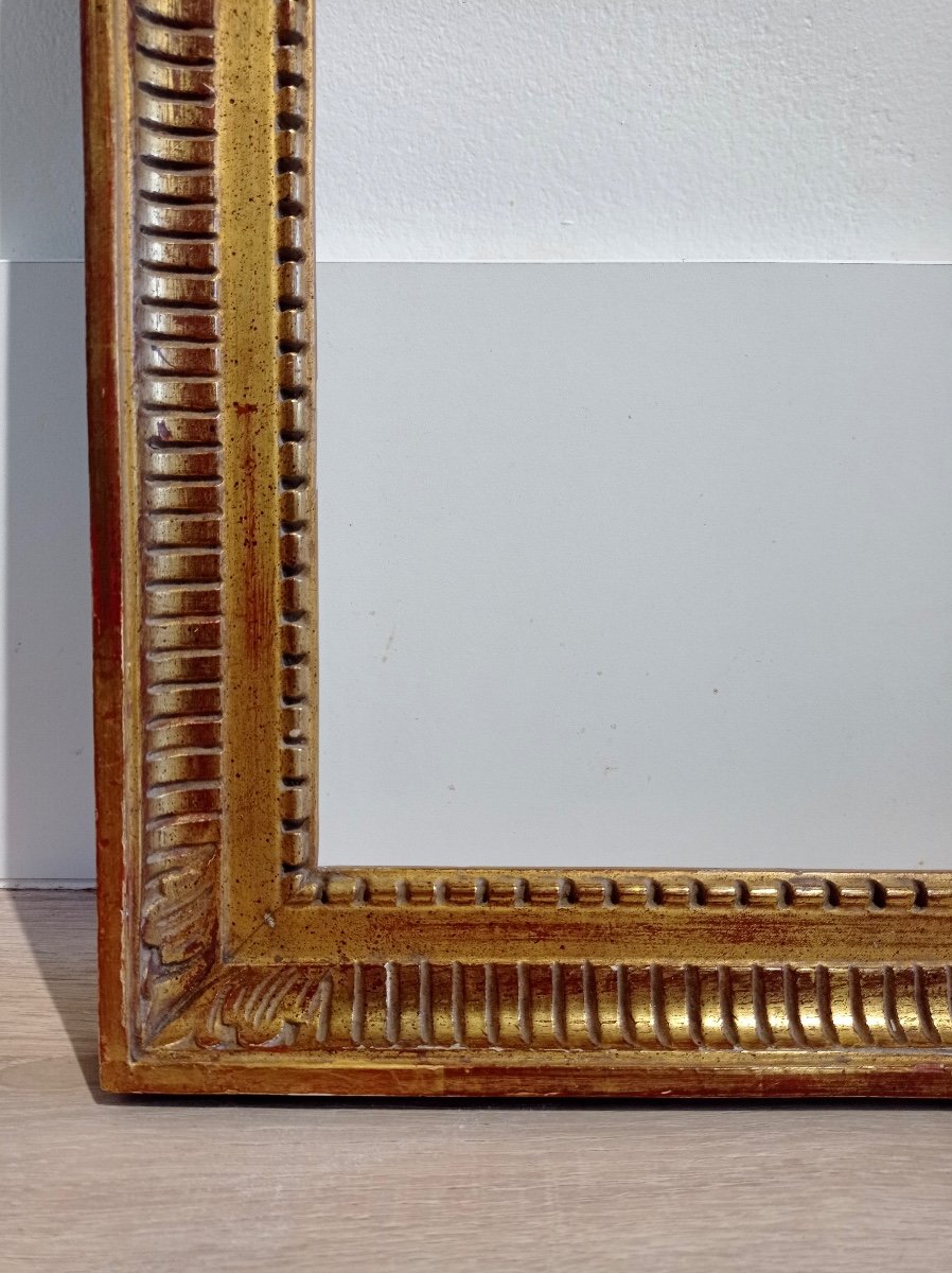 Carved Wooden Channel Frame, Circa 1800-photo-4