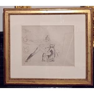 Old Drawing, Jacques Louis David, Around. Circa 1800