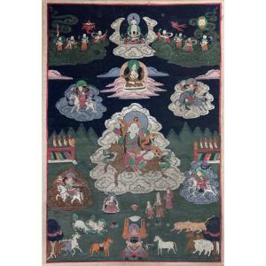 Tibetan Tangka Late 19th Century