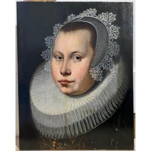 Portrait 17th Century Holland, Circa 1620