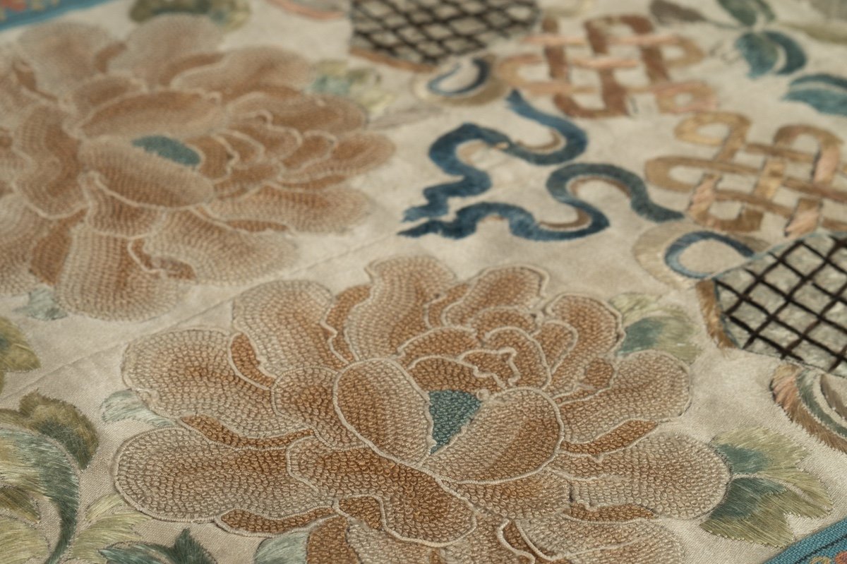 Embroidery, China, Qing Dynasty, 19th/20th Century-photo-5