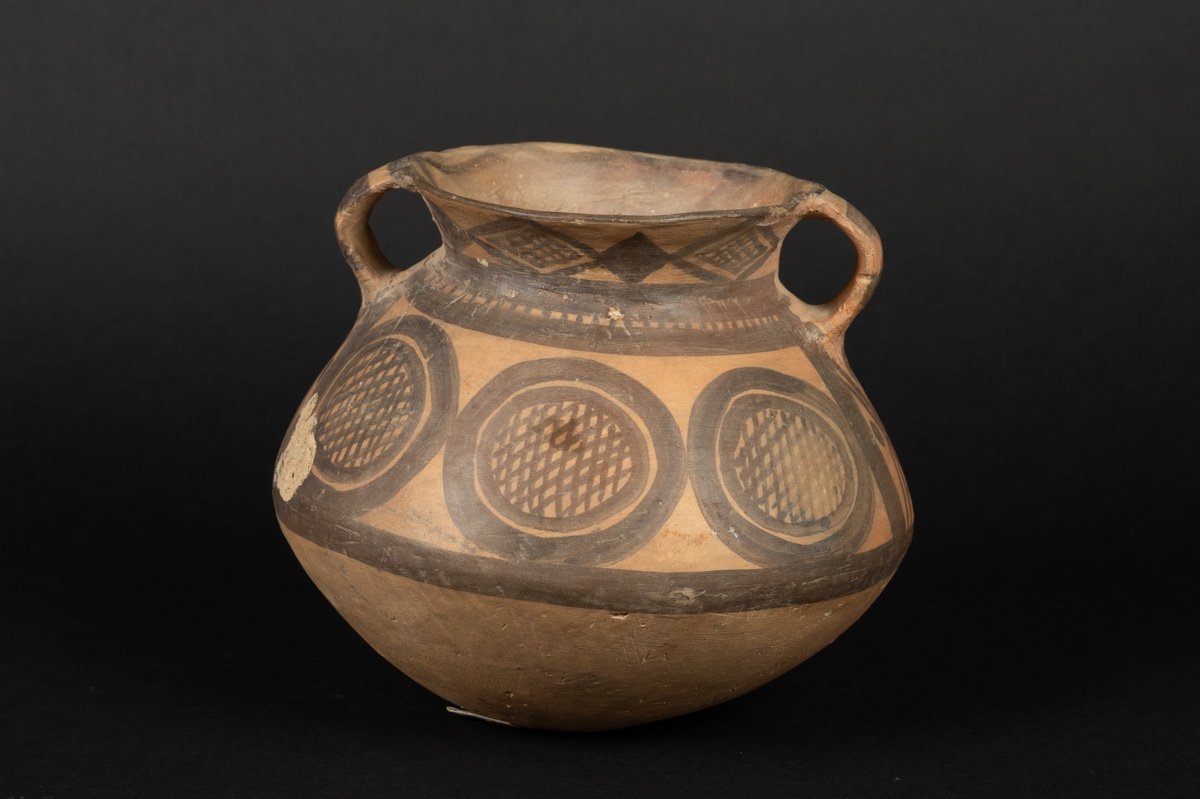 Vase, Painted Terracotta, China, Majiayao Culture, 3rd Millennium Bc-photo-3