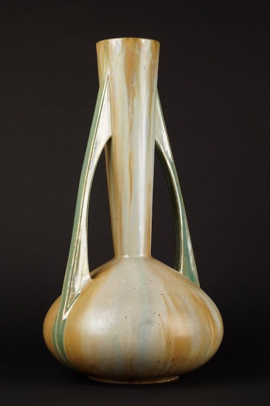 Grand Vase, Art Nouveau, Pierrefonds, Vers 1900. -photo-2