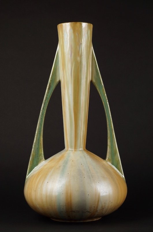 Grand Vase, Art Nouveau, Pierrefonds, Vers 1900. -photo-4