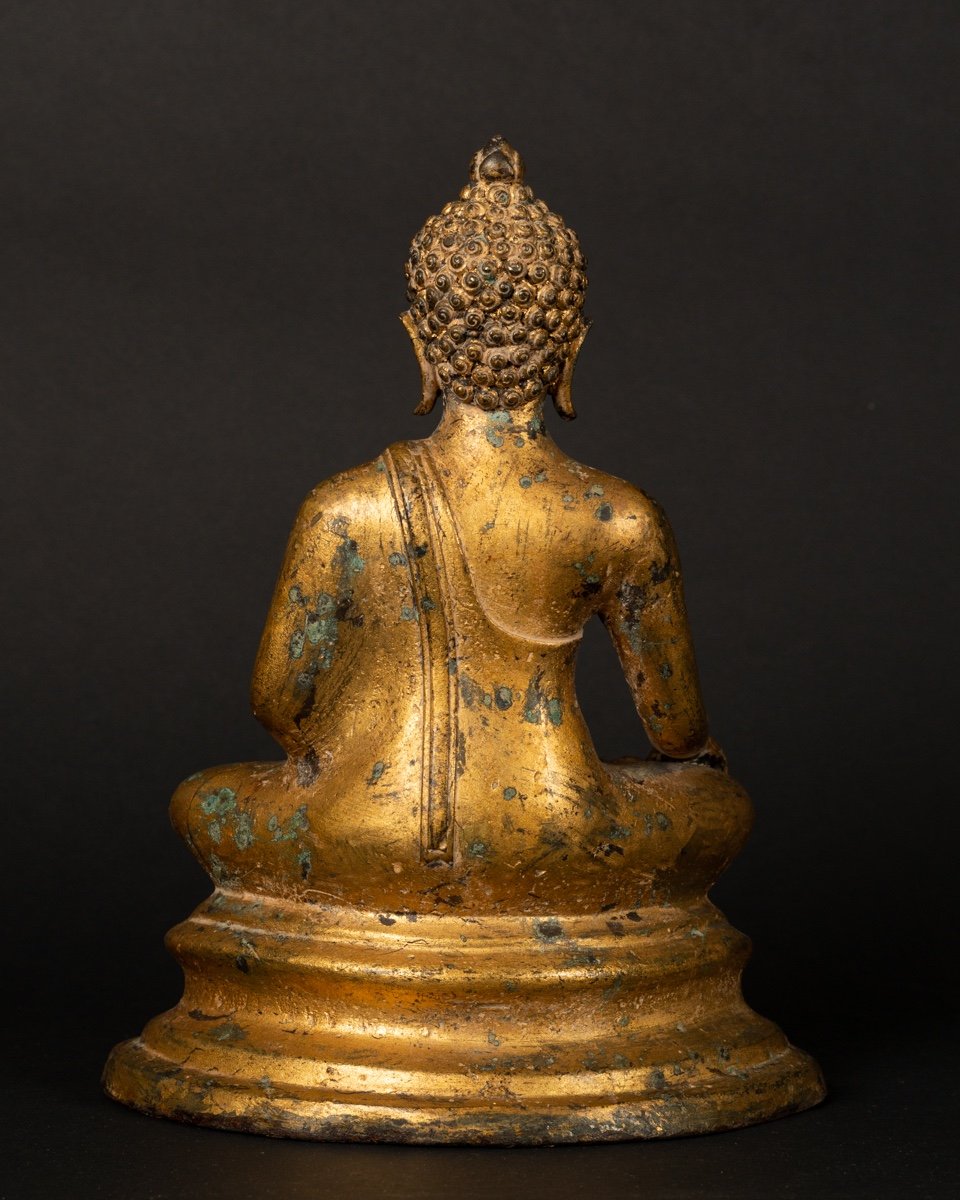 Sakyamuni Buddha, Gilt Bronze, Thailand, Rattanakosin, 19th/20th Century.-photo-4