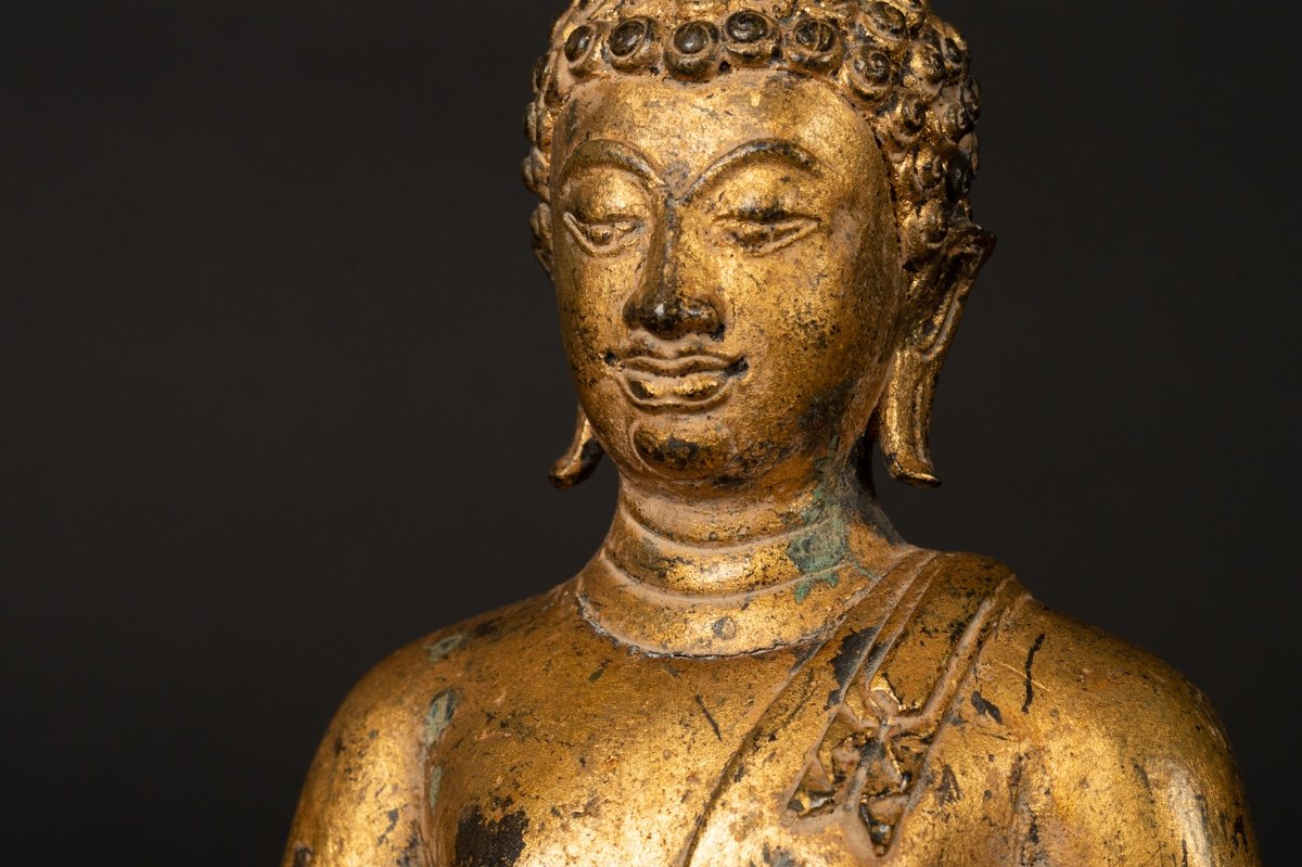 Sakyamuni Buddha, Gilt Bronze, Thailand, Rattanakosin, 19th/20th Century.-photo-5