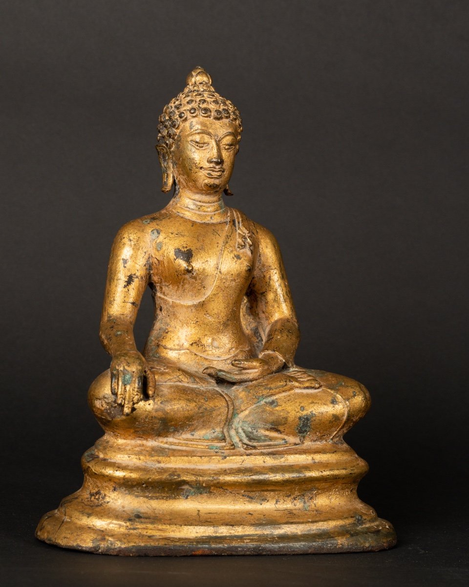 Sakyamuni Buddha, Gilt Bronze, Thailand, Rattanakosin, 19th/20th Century.-photo-7