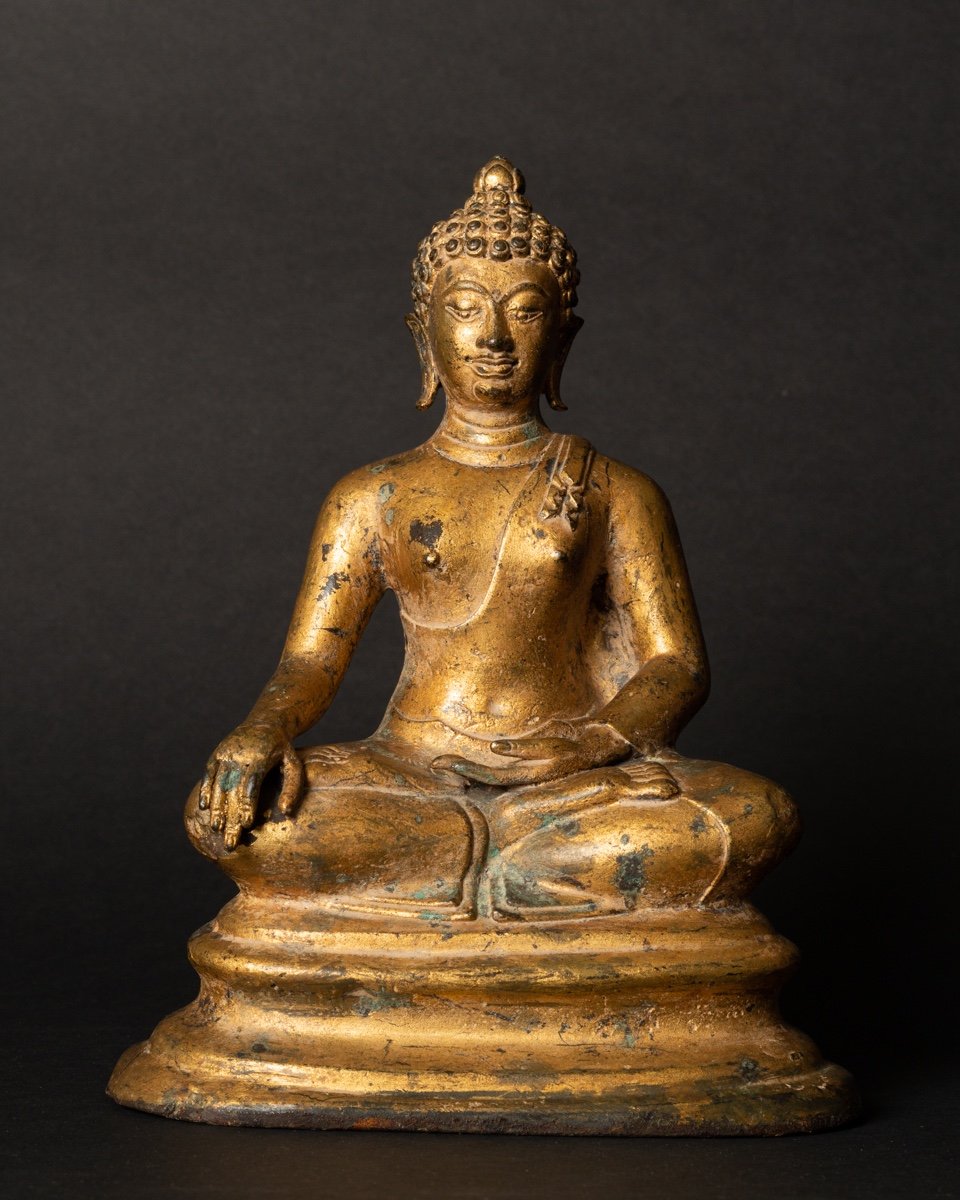 Sakyamuni Buddha, Gilt Bronze, Thailand, Rattanakosin, 19th/20th Century.