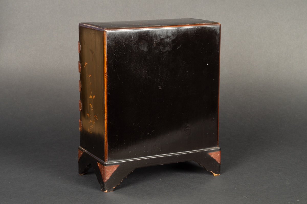 Cabinet Laqué, Japon, ère Meiji (1868-1912).   -photo-4