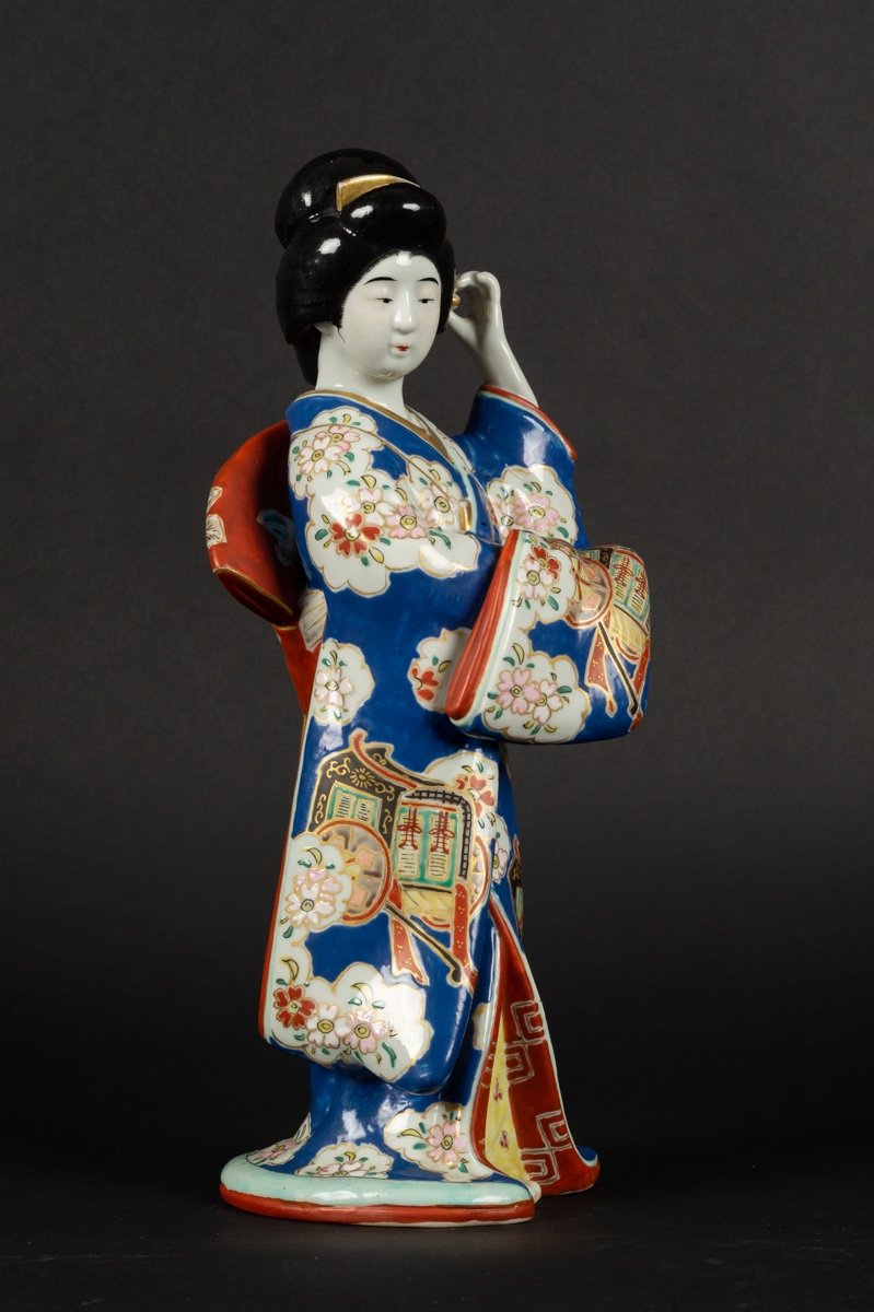 Geisha, Arita, Japan, Meiji Era (1868-1912).-photo-2