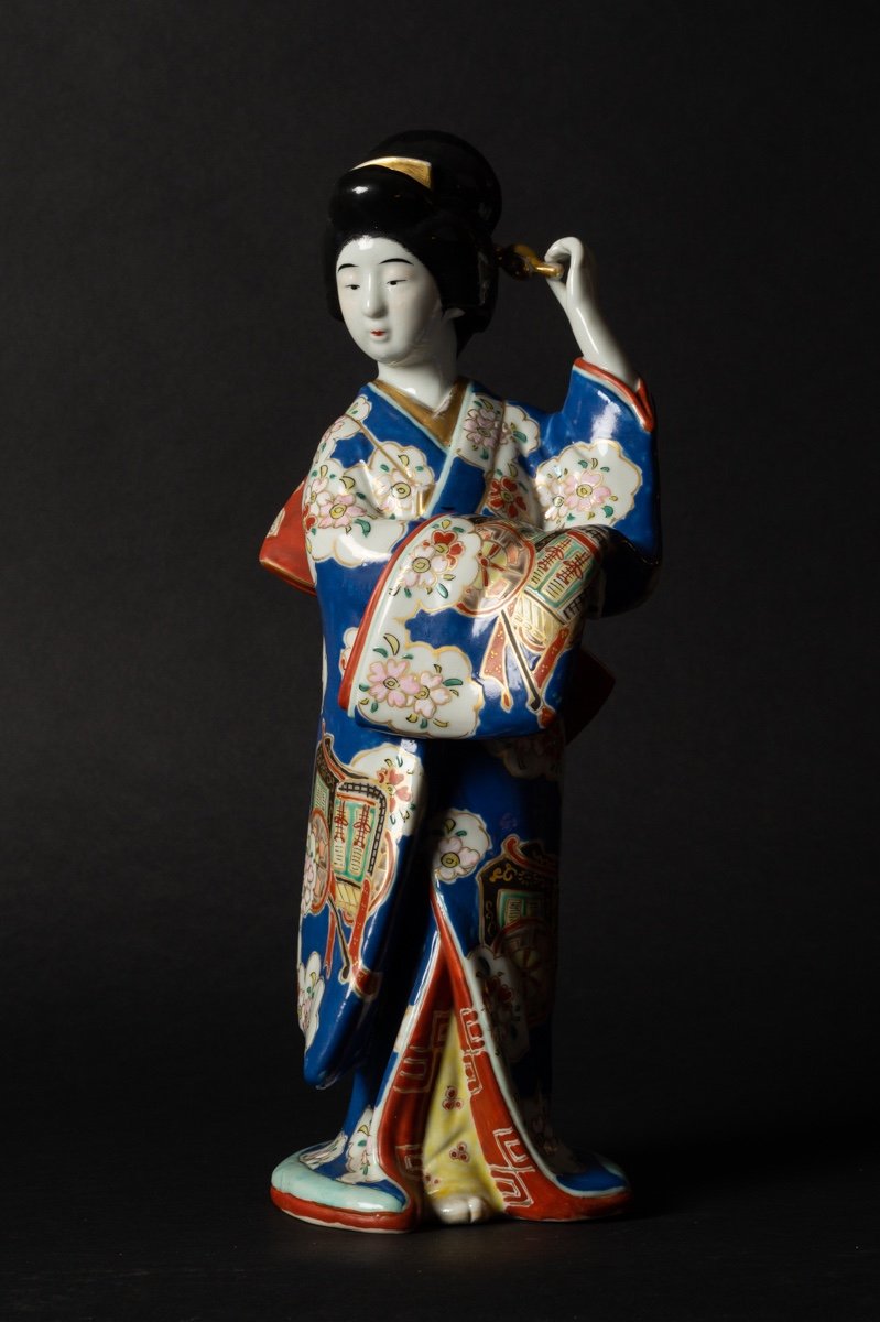 Geisha, Arita, Japan, Meiji Era (1868-1912).-photo-1