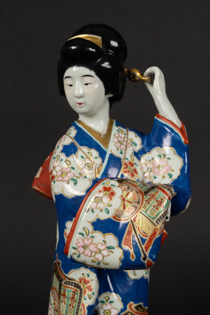 Geisha, Arita, Japan, Meiji Era (1868-1912).-photo-2