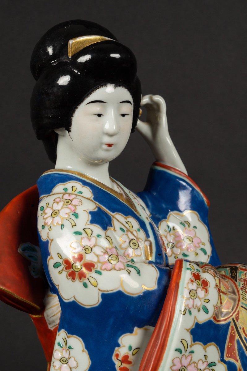 Geisha, Arita, Japan, Meiji Era (1868-1912).-photo-3