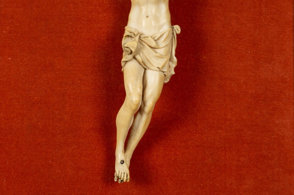 Framed Crucifix, France, 18th-19th Century.    -photo-4