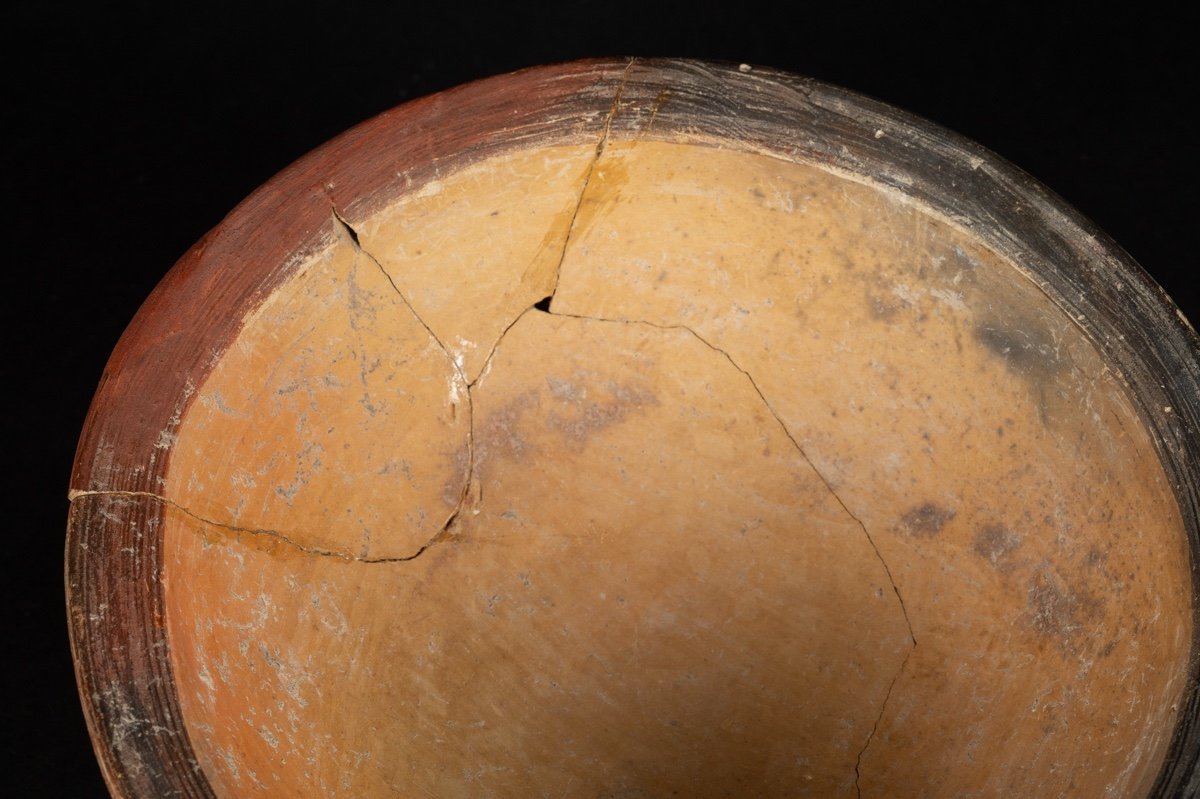 Bol à Quatre Pieds, Culture Chorrera (1300 - 300 Av. J.-c.), équateur, Céramique Précolombienne-photo-3