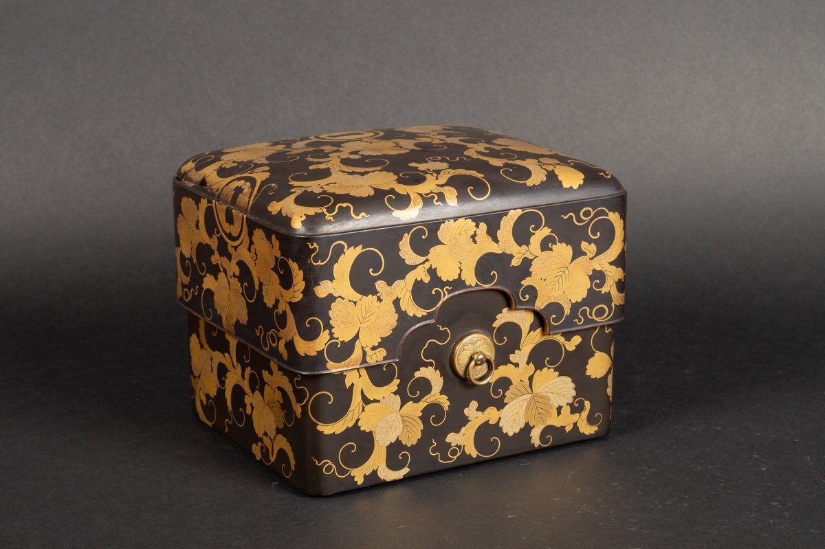 Tebako Box With Insert, Maki-e Lacquer, Japan, Edo Era, 19th Century. -photo-2