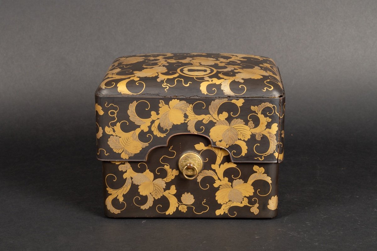 Tebako Box With Insert, Maki-e Lacquer, Japan, Edo Era, 19th Century. -photo-3