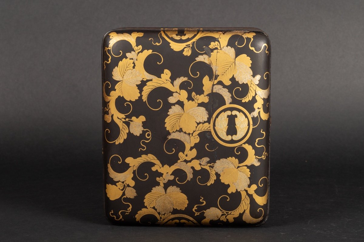 Tebako Box With Insert, Maki-e Lacquer, Japan, Edo Era, 19th Century. -photo-1