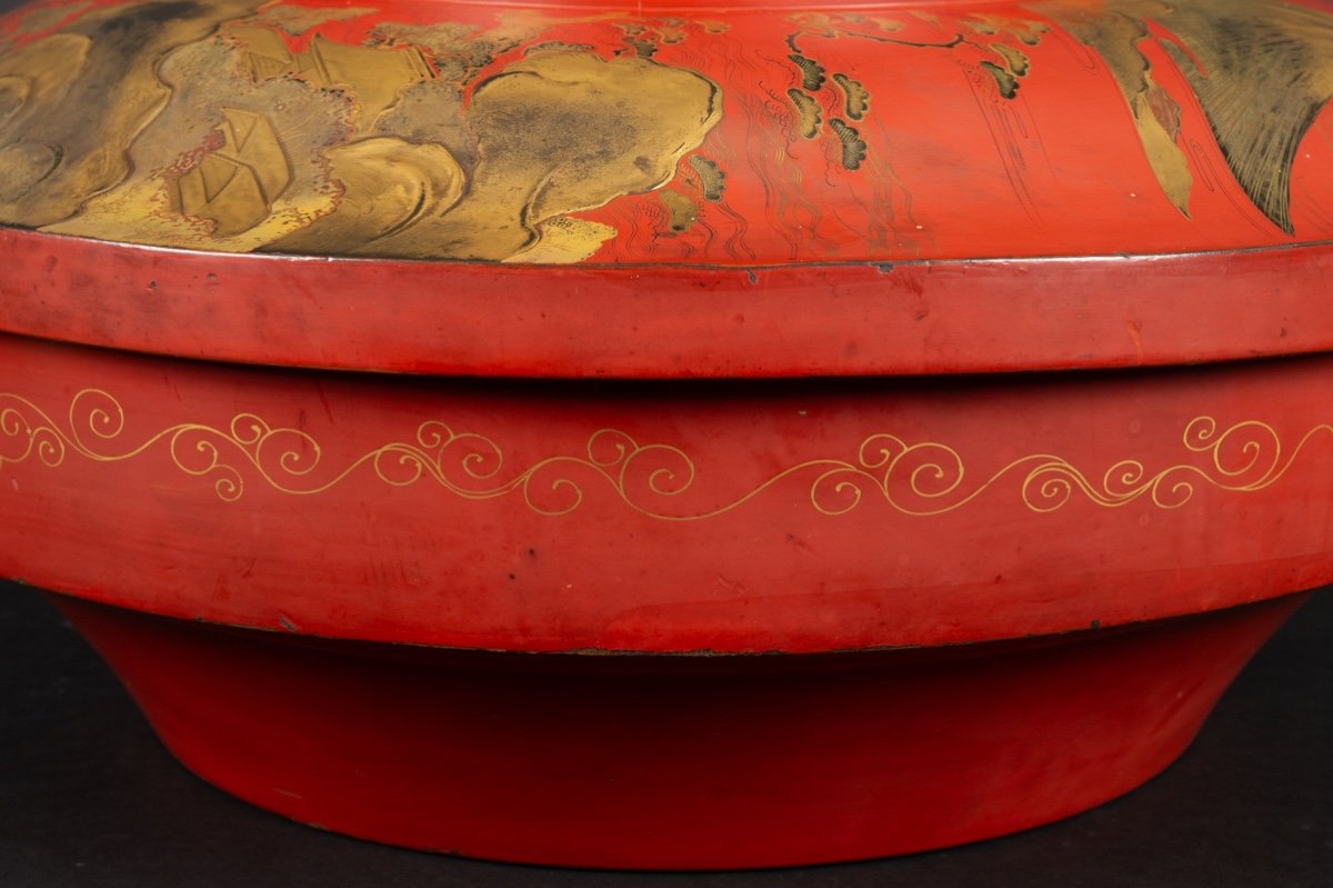 Large Box With Lid, Lacquer, Japan, Meiji Era (1868-1912).-photo-7