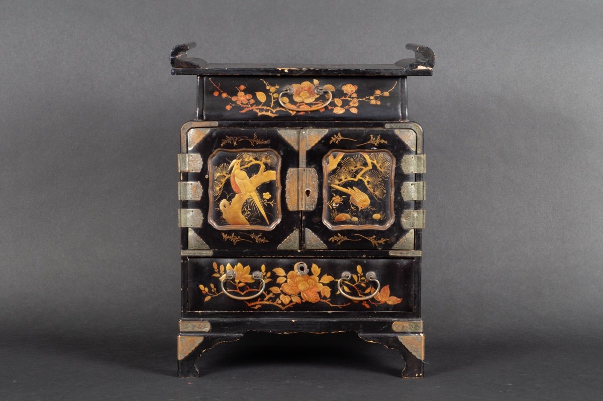 Cabinet, Lacquer, Japan, Meiji Era (1868-1912).  -photo-2